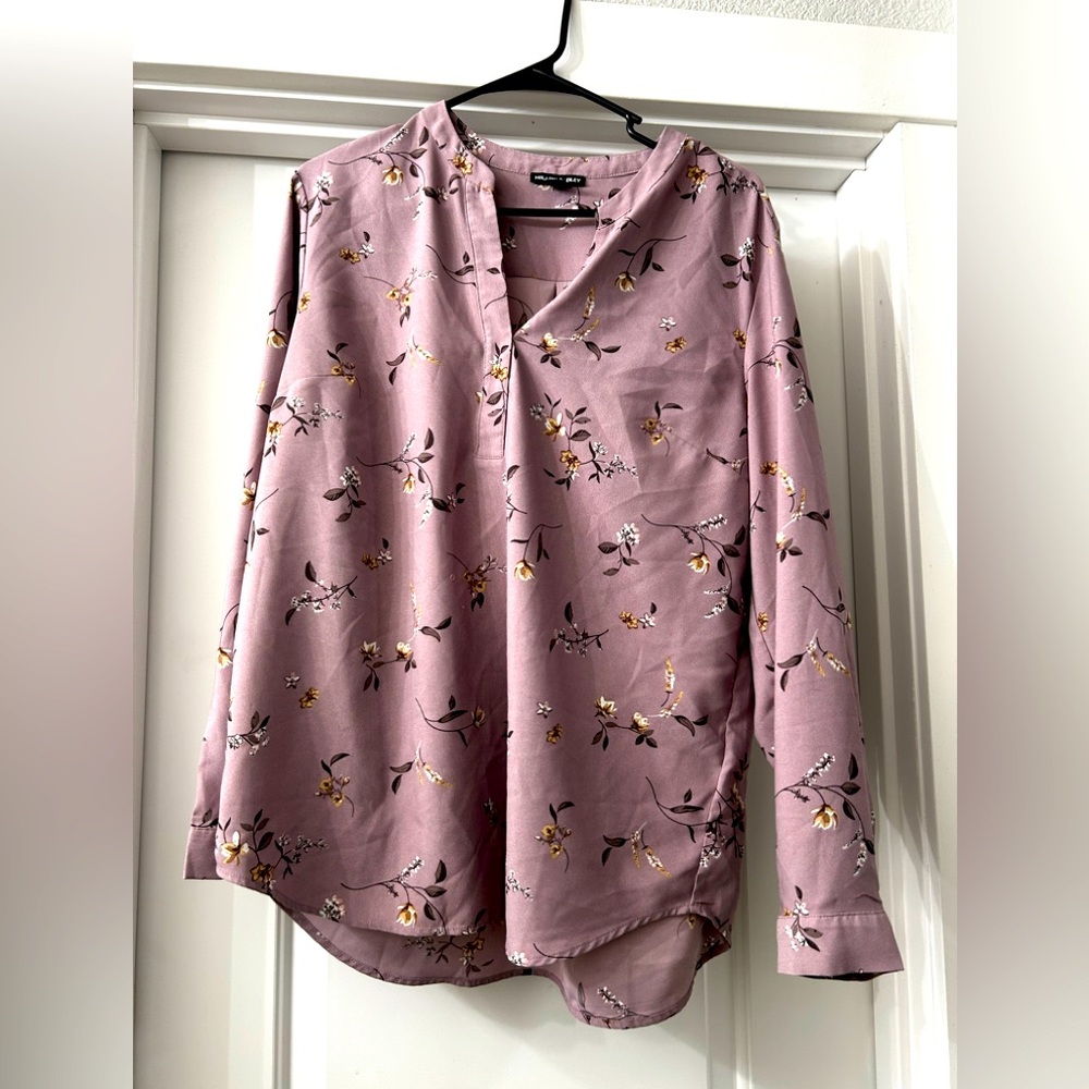 Hilary Radley size L long sleeve blouse.